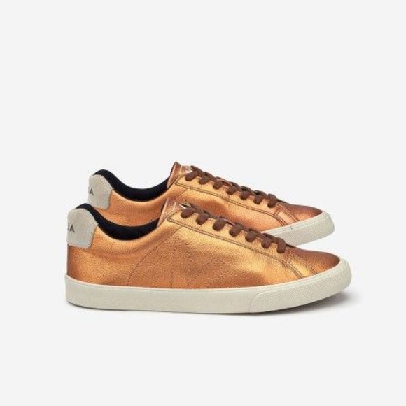 sneakers bronze metallic